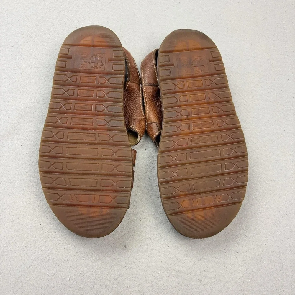 Vintage Dr. Martens Sandals Shoes Mens Size 11 Brown Leather Fisherman 10015
